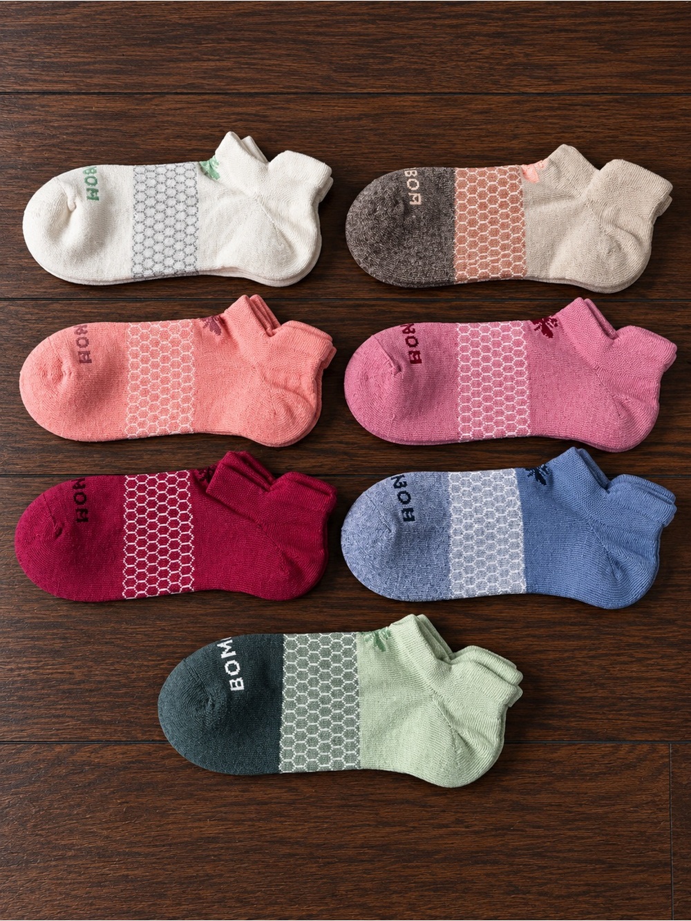 Women's Week of Bombas Ankle Sock 7-Pack - BNWT Small